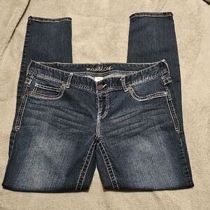 Maurices Women's Dark Blue Skinny Jeans